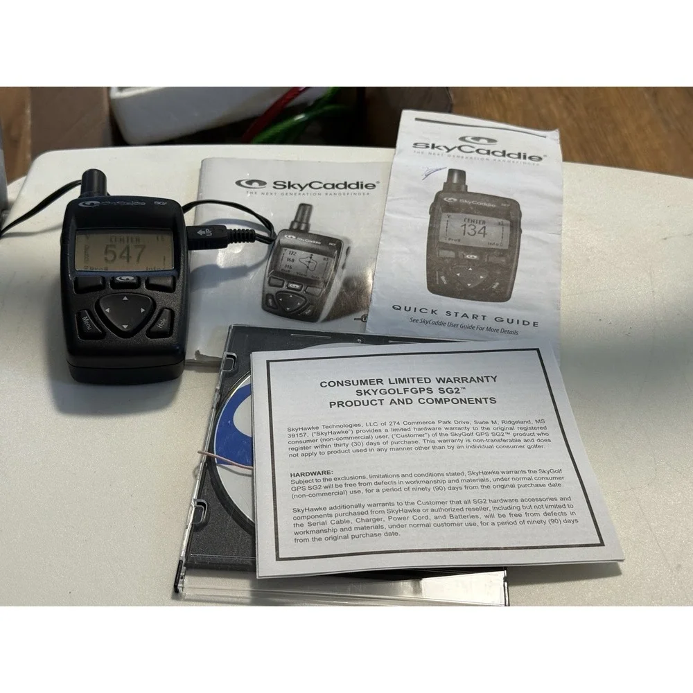 SkyCaddie‎ SG2 Rangefinder Sky Golf Model SG0003 - With Manual And Disc